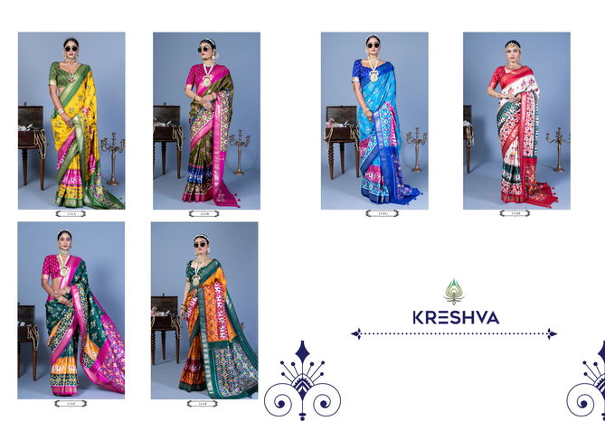 Nandi By Kreshva Pv Silk Printed Saree Wholesale Shop In Surat